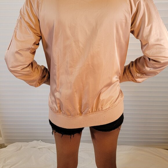 SOFT SATIN Women's Classic Iconic Racer Jacket (Slim Fit) - Picture 6 of 7